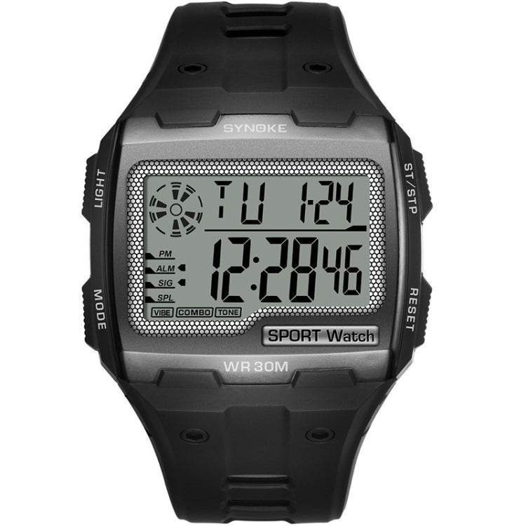 SYNOKE Square Sarge Screen Luminous Outdoor Sports Watch