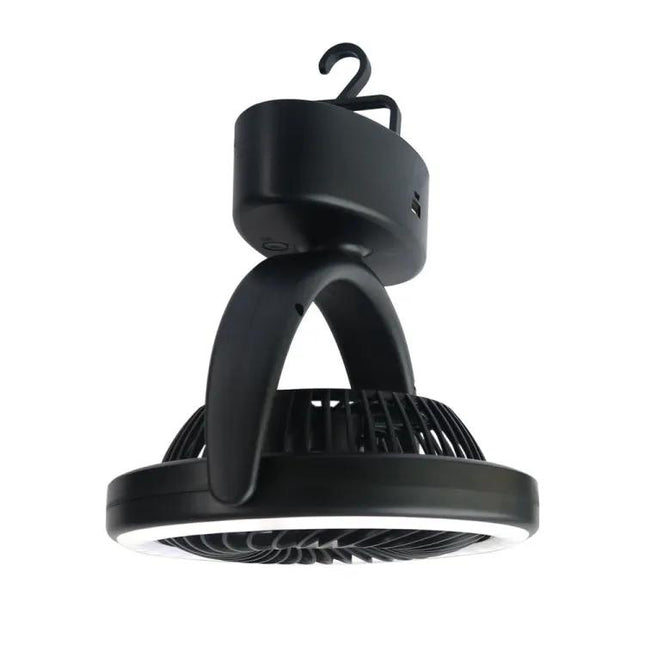 USB Rechargeable Camping Tent Fan For Hanging And Lighting