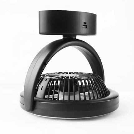 USB Rechargeable Camping Tent Fan For Hanging And Lighting
