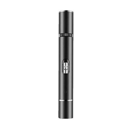 Compact Laser Tool for Cat Play and Home Detection Tasks - sleek handheld black laser pointer for pet play and quick home scans