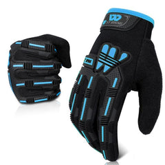 WEST BIKING Touchscreen Cycling Gloves - Shockproof, Non-Slip Long Finger Design for Outdoor Enthusiasts