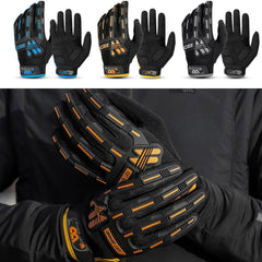 WEST BIKING Touchscreen Cycling Gloves - Shockproof, Non-Slip Long Finger Design for Outdoor Enthusiasts