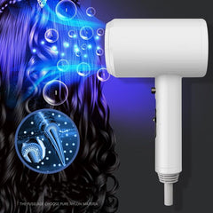 High-Power Wall-Mounted Hair Dryer with Constant Temperature and Quiet Operation, CN Plug