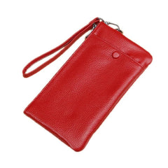 Versatile PU Leather Phone Clutch Wallet with Card Slots