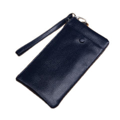 Versatile PU Leather Phone Clutch Wallet with Card Slots