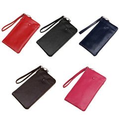 Versatile PU Leather Phone Clutch Wallet with Card Slots