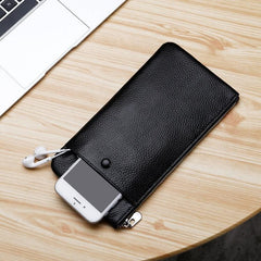 Versatile PU Leather Phone Clutch Wallet with Card Slots