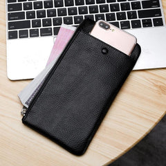 Versatile PU Leather Phone Clutch Wallet with Card Slots