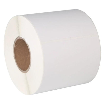 Thermal Self-Adhesive Shipping Label Paper in White Rolls -- large roll of white thermal labels for shipping and printers