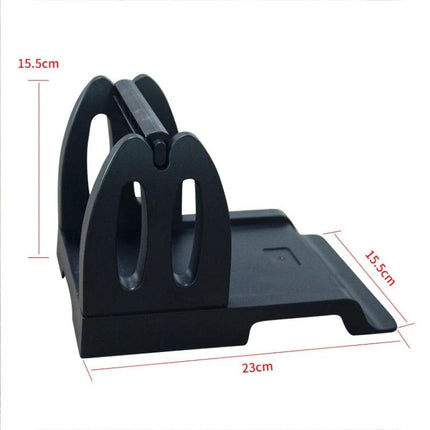 Universal Paper Tray for Barcode Printers with Easy Installation black ABS tray holding labels and paper neatly, 23cm x 15.5cm, anti-jam design