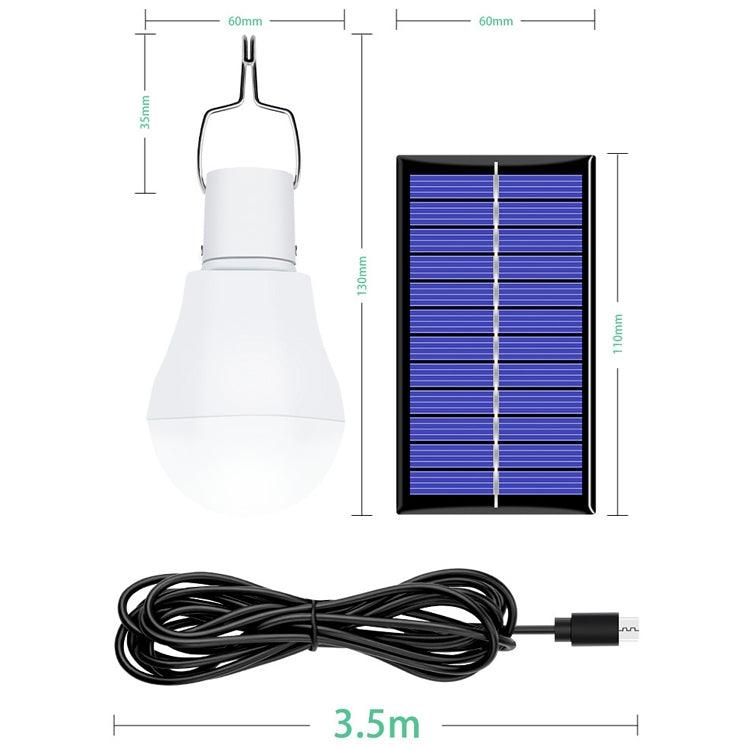 Eco-Friendly Solar LED Emergency Light Bulb for Outdoor Adventures