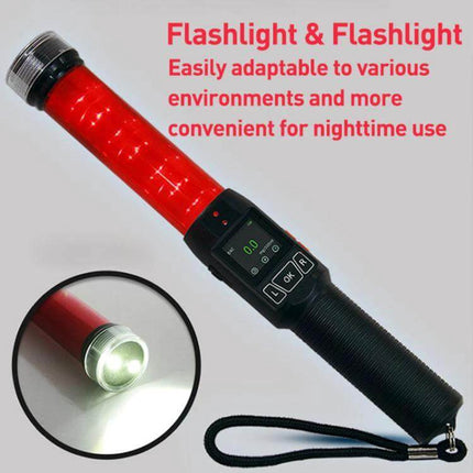 Cheetah Portable Alcohol Tester with Built-in Flashlight for Breath Checks handheld tester showing digital display, flashlight tip and wrist strap