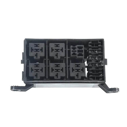Car 6-Way Insurance Junction Box With Durable Nylon Shell compact insulated 48V wiring distribution for cars yachts RVs, moisture and dust protection