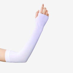 GOLOVEJOY HB21 Summer Ice Silk UV Protection Arm Sleeves - Gradient Anti-Sun Hand Covers