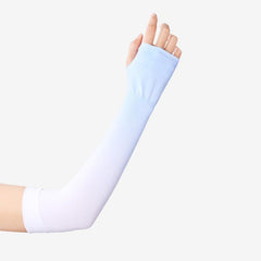 GOLOVEJOY HB21 Summer Ice Silk UV Protection Arm Sleeves - Gradient Anti-Sun Hand Covers