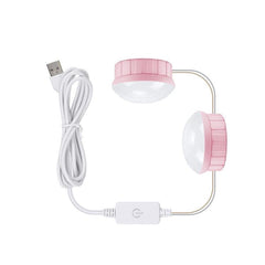 Dimmable USB Makeup Mirror with Touch Control and Adjustable Front Lighting