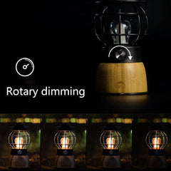 Retro LED Camping Lantern: Multifunctional Portable Outdoor Atmosphere Light