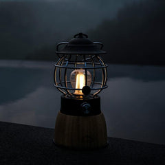 Retro LED Camping Lantern: Multifunctional Portable Outdoor Atmosphere Light