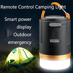 Lámpara de camping con control remoto Y10, iluminación exterior, portátil, USB, para tienda de campaña, linterna LED