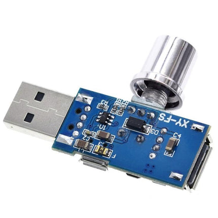 Compact USB Fan Speed Regulator for Home and Office Cooling - USB knob stepless controller for travel and desktop fans
