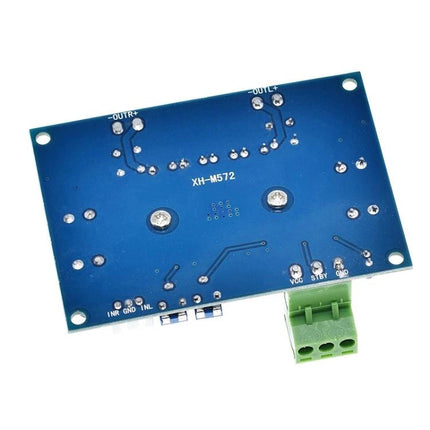 Digital Power Amplifier Board for Audio Projects and Systems blue PCB TPA3116 DIY audio amplifier with green power connector