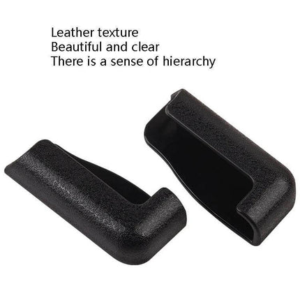 Car Phone Holder Adjustable Width Vehicle Mount For Hands Free Driving - black leather-texture armrest/console clip, compact adjustable car phone mount