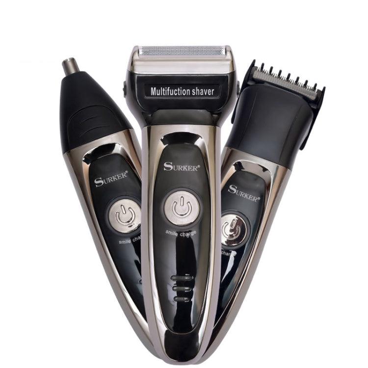 Surker SK-2300 All-in-One Electric Grooming Kit for Men: Shaver, Hair Clipper, and Nose Hair Trimmer SK-2300