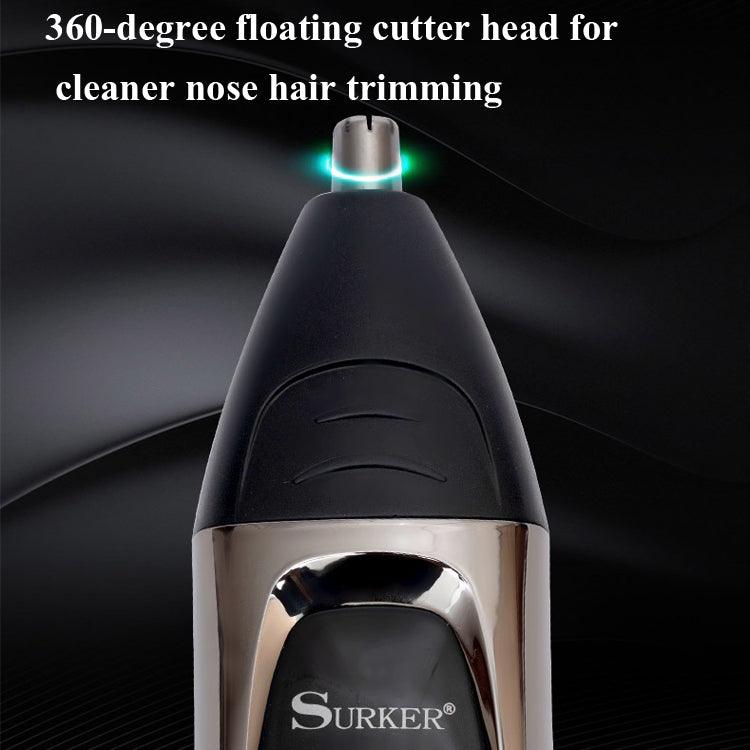 Surker SK-2300 All-in-One Electric Grooming Kit for Men: Shaver, Hair Clipper, and Nose Hair Trimmer