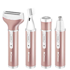 MARSKE Ultimate Women's Electric Hair Removal Tool with Multi-Functionality US Plug Rose Gold