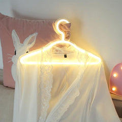 Neon Glow LED Coat Hanger Light - Decorative Room Lantern for Holidays and Everyday Use