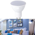 7W 12 Beads / GU10 Milky White Cover (Warm Light)