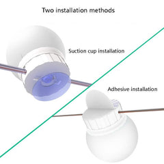 USB Rechargeable LED Makeup Light with 3 Adjustable Color Temperatures for Bathroom Mirrors