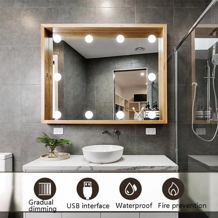 LED Light for Everyday Makeup and Grooming at Home - touch sensor vanity mirror lights for true-color, consistent illumination in dim bathrooms