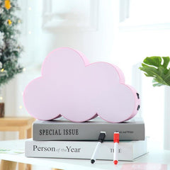 DIY Cloud Message Board LED Lamp - HS-007 Erasable Light with Interactive Writing Panel