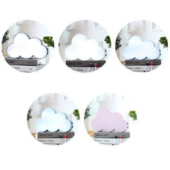 DIY Cloud Message Board LED Lamp - HS-007 Erasable Light with Interactive Writing Panel