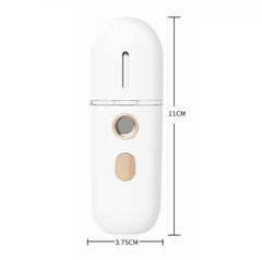 Appareil portable rechargeable de réapprovisionnement en eau, pulvérisateur humidificateur de beauté, couleur : n° 4, blanc