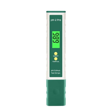 PH-2 Pro Litmus pH Meter for Water Quality Testing handheld digital pH meter showing 6.86 reading for aquarium hydroponics pool monitoring