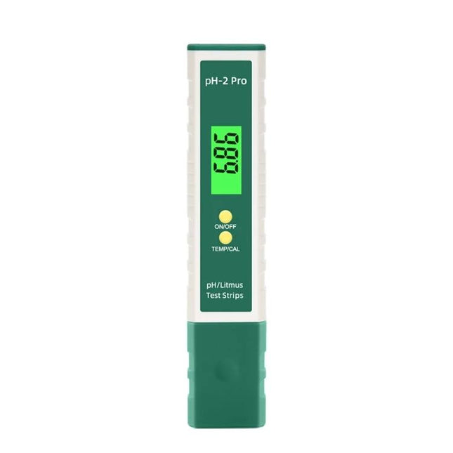 PH-2 Pro Litmus pH Meter for Water Quality Testing handheld digital pH meter showing 6.86 reading for aquarium hydroponics pool monitoring