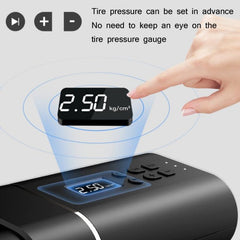 YANTU A31 Smart Tire Inflator with LCD Display and Emergency Power Backup