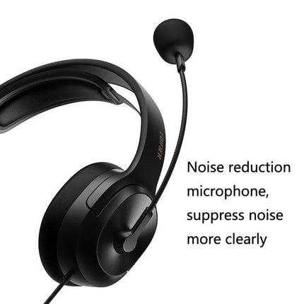 Edifier USB Headset For Online Learning With Noise Mic wired USB-A headset with noise-reduction mic for clear remote classes