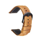 20mm (Light Brown Black Buckle)