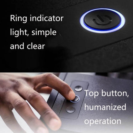 Edifier Bluetooth Desktop Speakers For Home Office Casual Listening top-mounted controls with ring indicator light and AUX/Bluetooth
