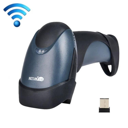 NETUM Wireless Laser Barcode Scanner for Retail and Warehouse Use - wireless ABS handheld scanner with ergonomic grip and USB receiver