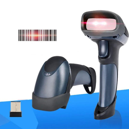 NETUM Wireless Laser Barcode Scanner for Retail and Warehouse Use handheld wireless scanner with USB dongle and charging cradle