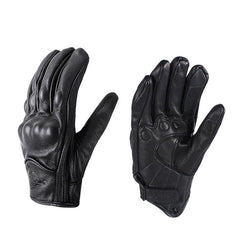 BSDDP A0102 Gants de locomotive en cuir à doigts longs Gants de course anti-chute respirants pour écran tactile, taille :