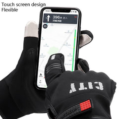 Ultimate All-Weather Touch Screen Motorcycle Gloves with Cold-Proof Waterproof Design