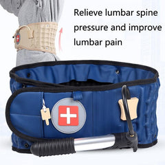 Pneumatic Lumbar Support Traction Belt for Spine Relief and Protection