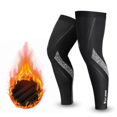 Winter-Ready Cycling Velvet Leg Covers for Cold Weather Outdoor Sports