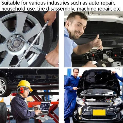 Foldable Cross Tire Wrench For Car Tire Removal 35cm