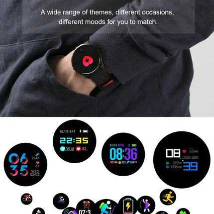 Sports Health Smart Watch 44mm Waterproof With Heart Rate